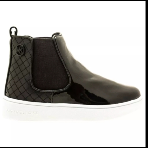 MICHAEL KORS Patent Leather Wedge Bootie Sneakers EUC - Picture 6 of 15